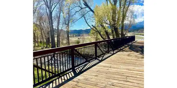 Image 2: Walking bridge to commercial area