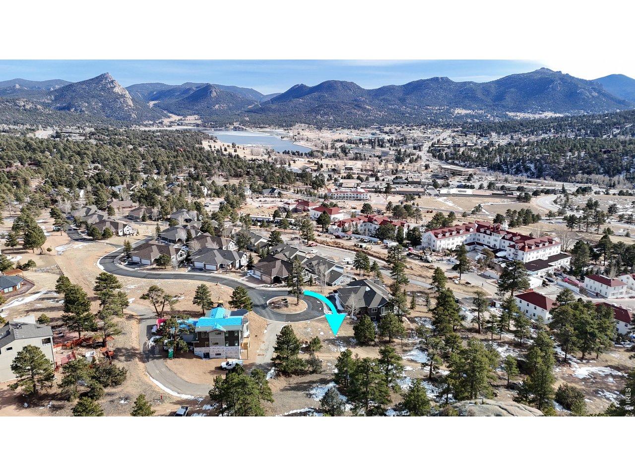 Image 3: Arial view of Freelan Heights with the location of Lot 1. Image 3: Arial view of Freelan Heights with the location of Lot 1.