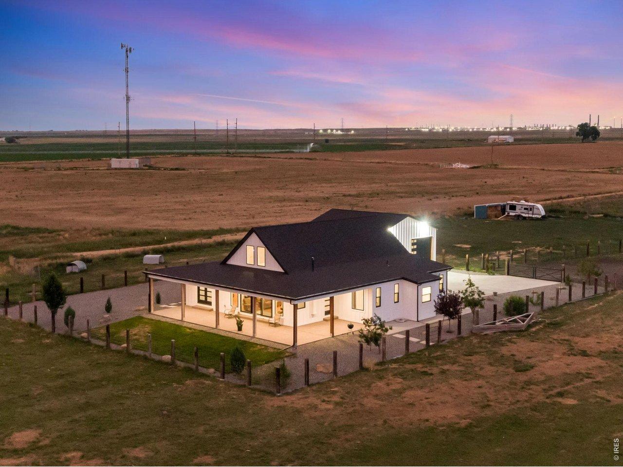 Image 2: The exterior welcomes you with custom railroad tie and hog wire fencing, Image 2: The exterior welcomes you with custom railroad tie and hog wire fencing,