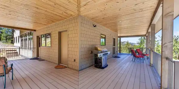 Image 4: Wrap Around Deck and Grill