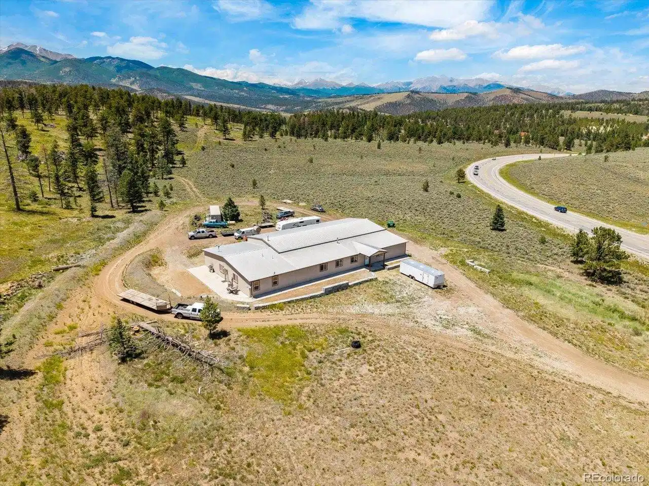 Image 1: 45835 Hwy 285, Poncha Springs CO - Live, Live/Work, or Build the Next Big Thing at the Top of Poncha Pass Image 1: 45835 Hwy 285, Poncha Springs CO - Live, Live/Work, or Build the Next Big Thing at the Top of Poncha Pass