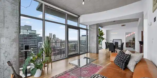 Image 2: Views galore from the mountains, Pikes Peak, and Coors Field from the living room, dining room and bedroom. Image 2: Views galore from the mountains, Pikes Peak, and Coors Field from the living room, dining room and bedroom.