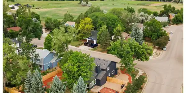 Image 2: view towards neighborhood green space