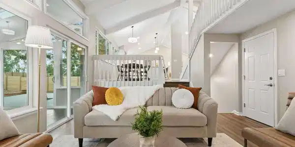 Image 3: Lower level with direct garage entry and to the sunroom