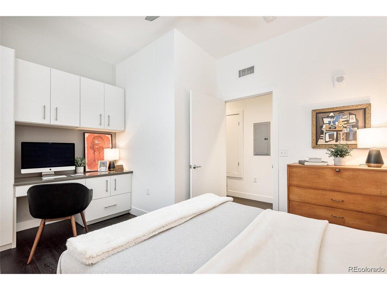 Image 4: First Floor Bedroom + California Closet Built-In Desk and Wardrobe