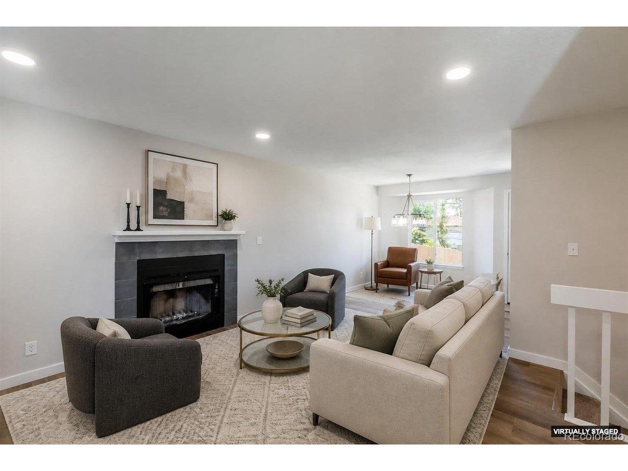 Image 4: All new - flooring, paint, outlets, baseboards, virtual staging.