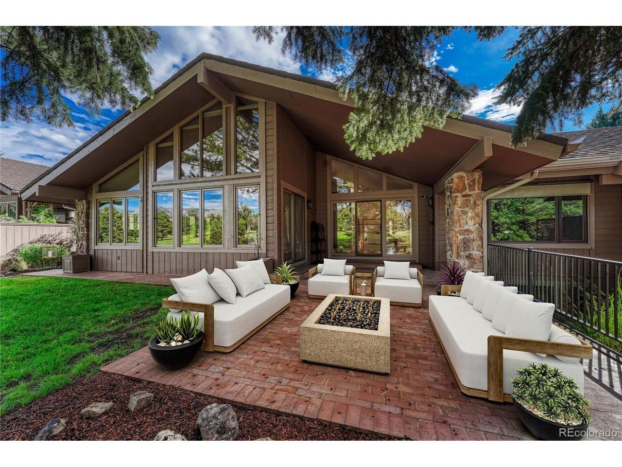 Image 1: "Virtually Staged" Patio & Yard