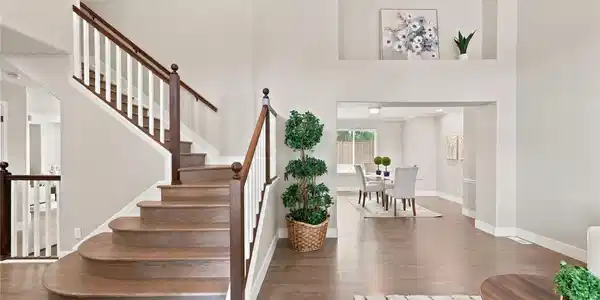 Image 3: Custom finished handrail and new refinished hardwood floors