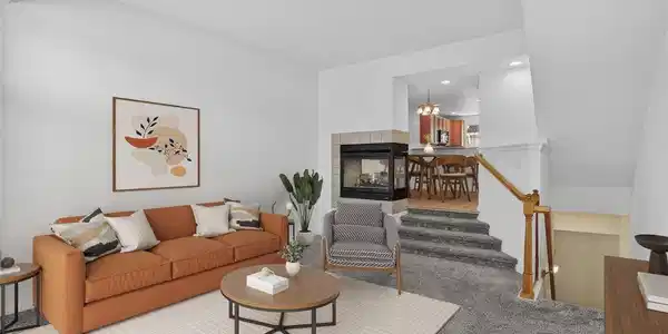 Image 4: Virtually stage living room Image 4: Virtually stage living room