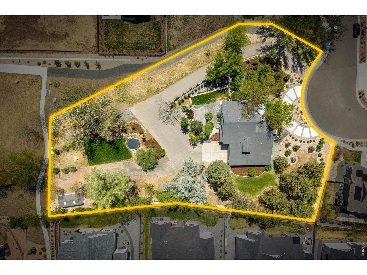 Image 2: 1.02 acres - lot lines for reference and may not be exact Image 2: 1.02 acres - lot lines for reference and may not be exact