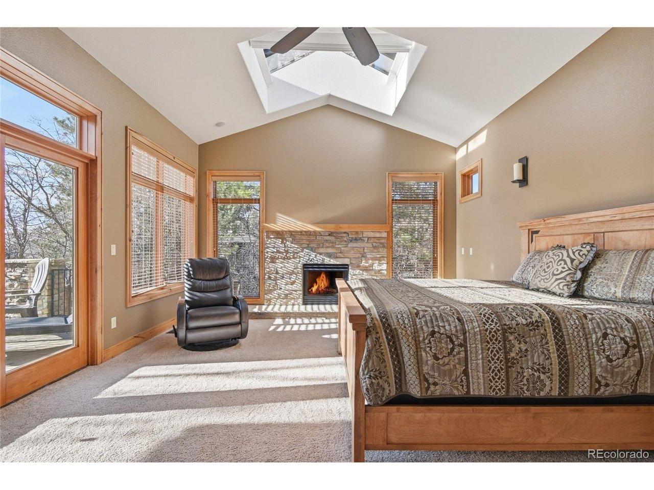 Image 4: Spacious primary offers West facing Deck Access, Gorgeous En Suite Bath and Skylights Image 4: Spacious primary offers West facing Deck Access, Gorgeous En Suite Bath and Skylights