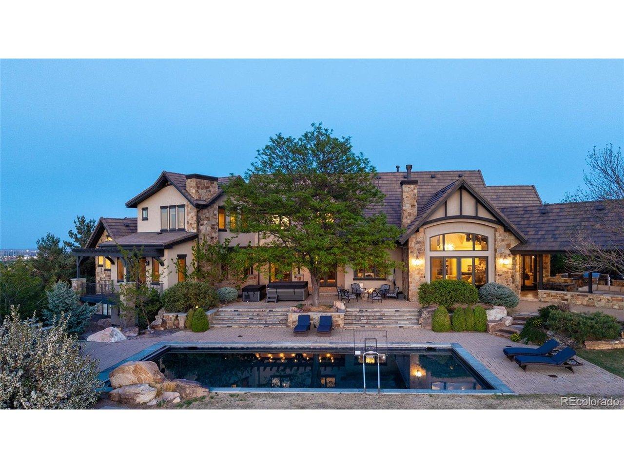 Image 4: This 2.63-acre retreat boasts a stunning pool, sports court and multiple entertainment areas all set against the breathtaking backdrop of the Colorado Front Range.