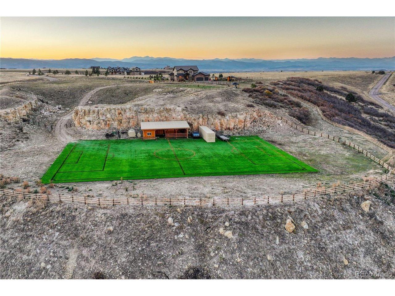 Image 4: Soccer Field, Horse Barn, Tack Room, Steel Storage Container, Water & Fuel Tanks