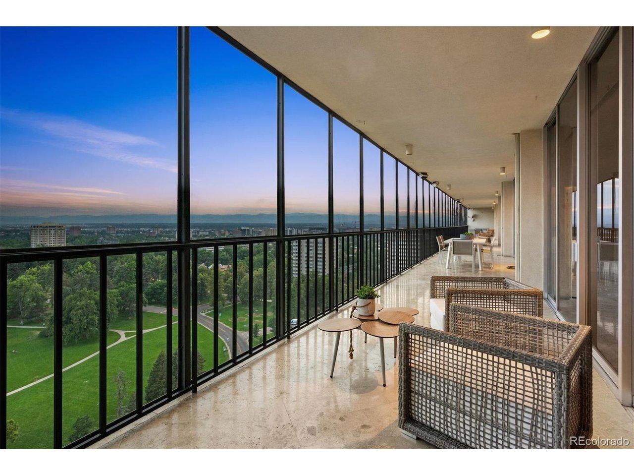 Image 2: Enormous private patio facing Cheesman Park