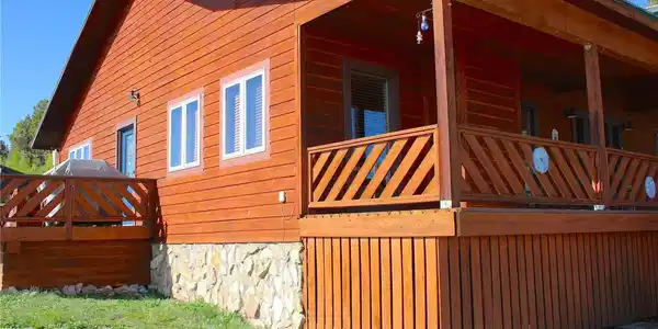 Image 3: Quality Siding with Fresh Stain!