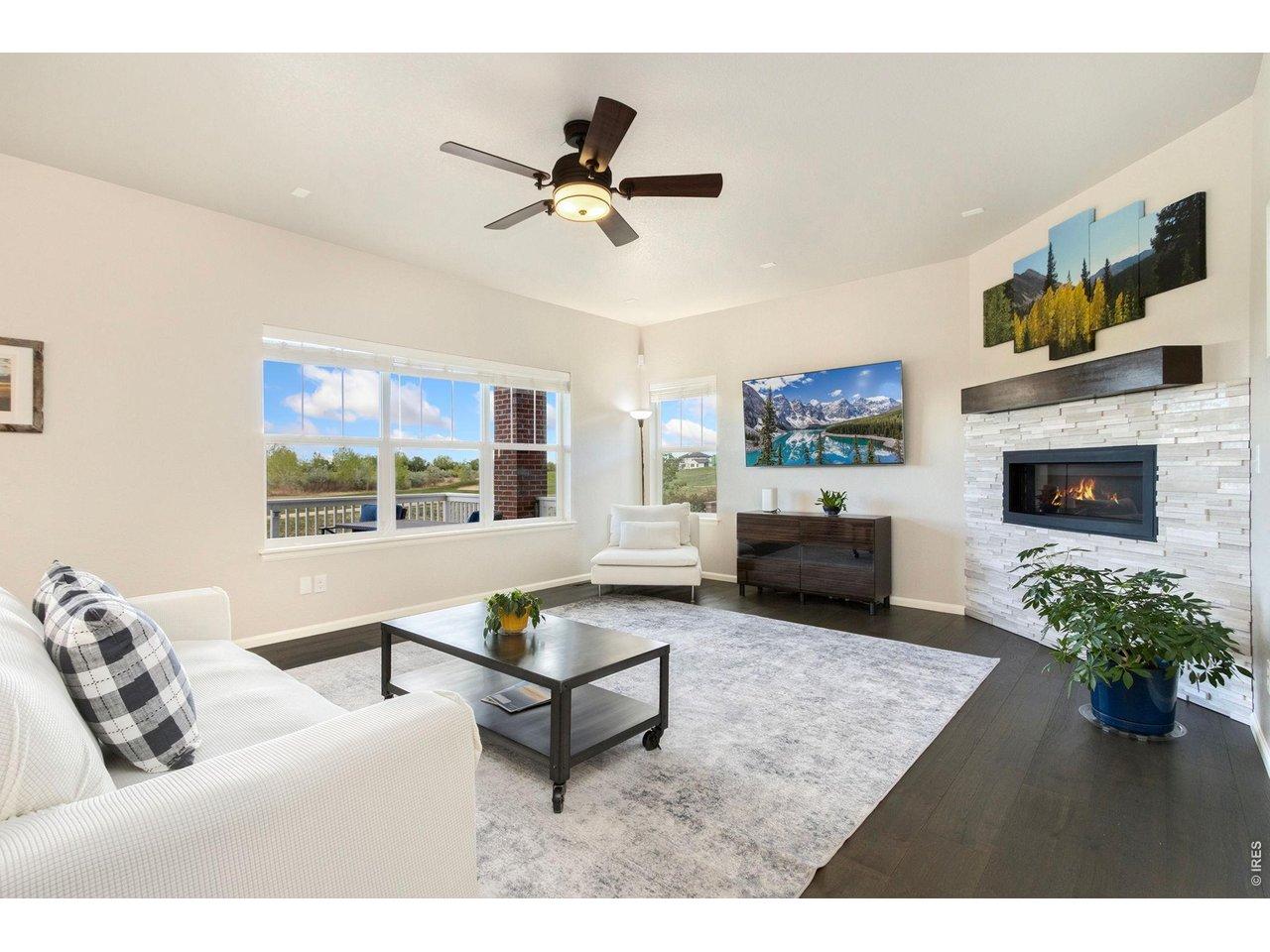 Image 4: Great Room Featuring Amazing Views to Course, Lakes, and Mountains Image 4: Great Room Featuring Amazing Views to Course, Lakes, and Mountains