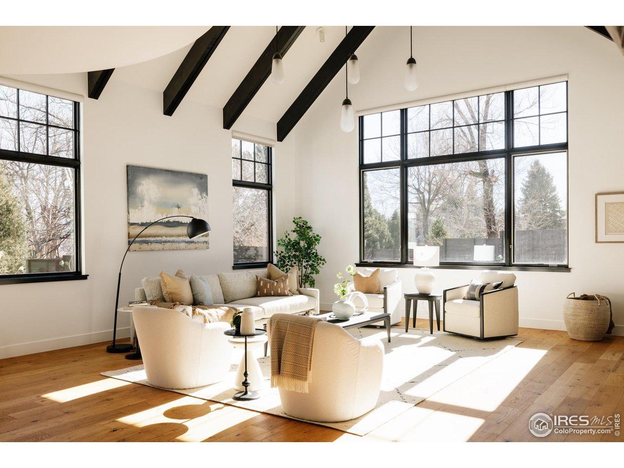 Image 2: Bask in the sunlight with the southern and eastern facing windows. Fencing ensures privacy from street views. Image 2: Bask in the sunlight with the southern and eastern facing windows. Fencing ensures privacy from street views.