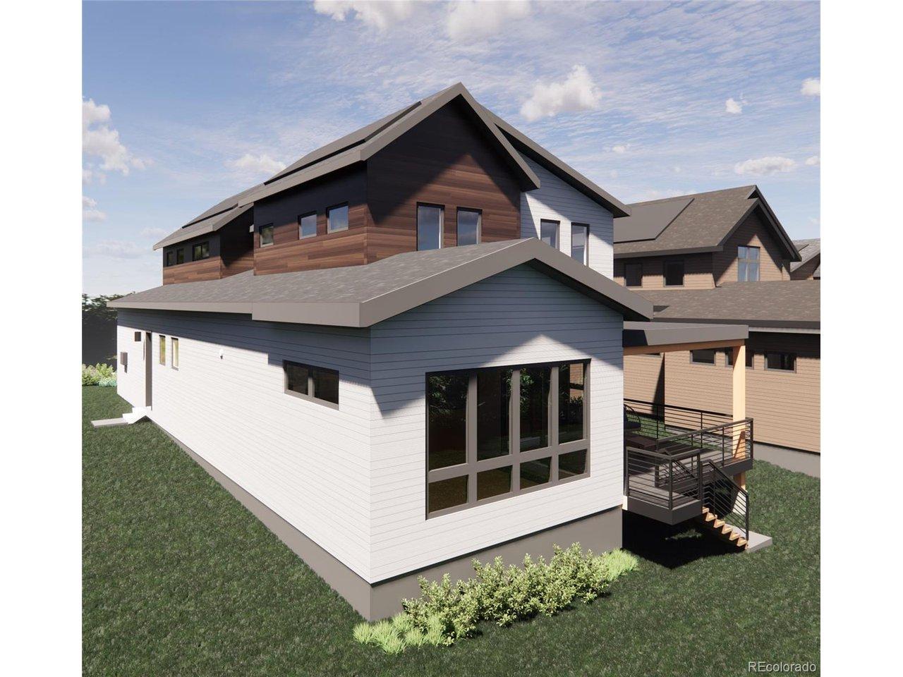 Image 4: The rear elevation showcases seamless indoor outdoor living with expansive windows and direct access to the covered back deck. Enjoy natural light, privacy, and a peaceful setting ideal for everyday relaxation or entertaining. Image 4: The rear elevation showcases seamless indoor outdoor living with expansive windows and direct access to the covered back deck. Enjoy natural light, privacy, and a peaceful setting ideal for everyday relaxation or entertaining.