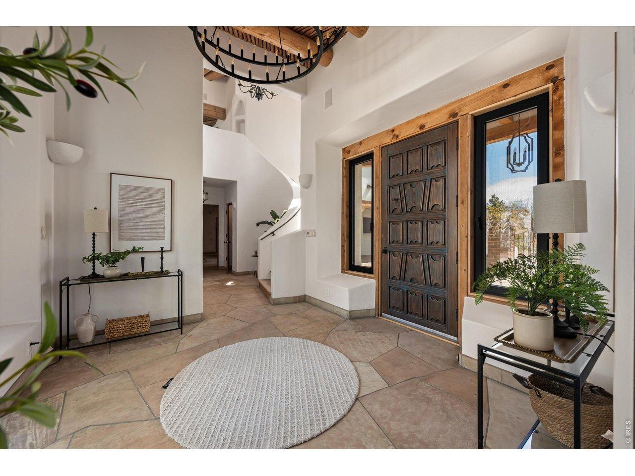 Image 4: Inside, rich textures and artisan details define the experience.