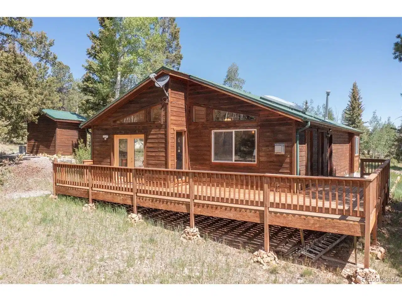 Image 1: Mountain Home Adjacent to National Forest