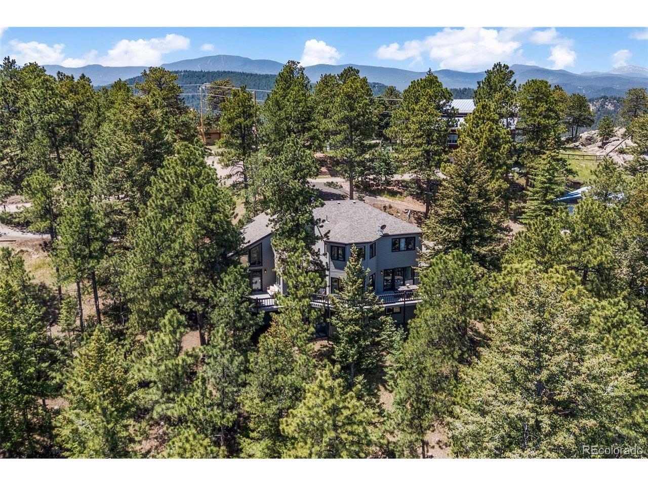 Image 3: Spacious treed and usable lot with a deck with mountain views. Image 3: Spacious treed and usable lot with a deck with mountain views.