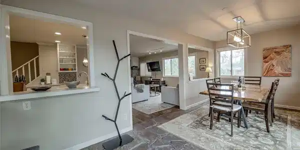 Image 4: Front entry opens right into the open concept main floor