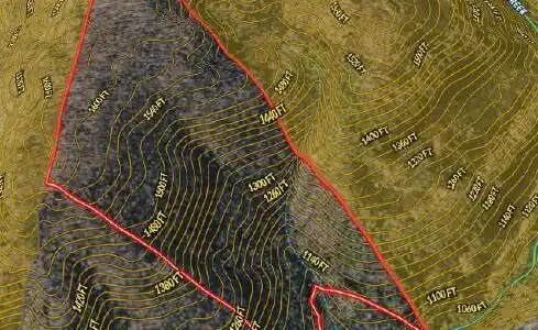 Image 2: Burnette Aerial_countour_Streams