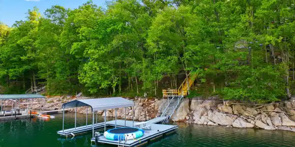 Image 3: Newly rebuilt dock and steps