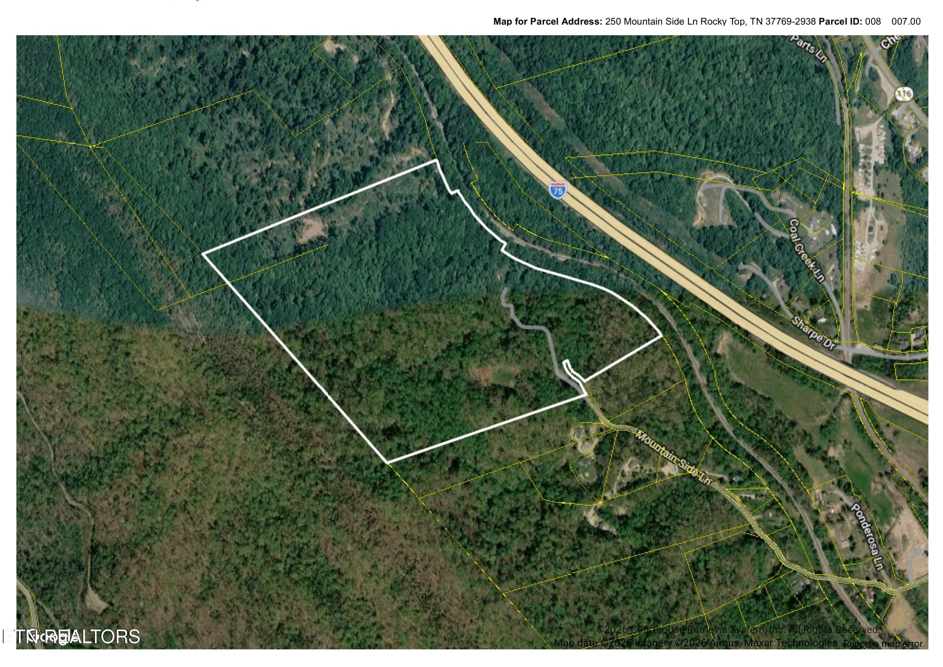 Image 2: Aerial Map Mountain Side Ln