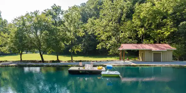 Image 3: Pond with dock