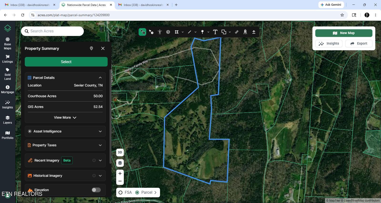 Image 4: Alex bales Lane plat satelite