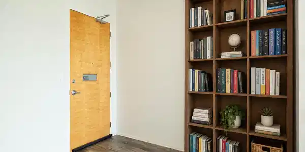 Image 2: Digital Staging bookshelf