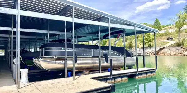 Image 2: Covered-Boat-Slip-Negotiable-Lift