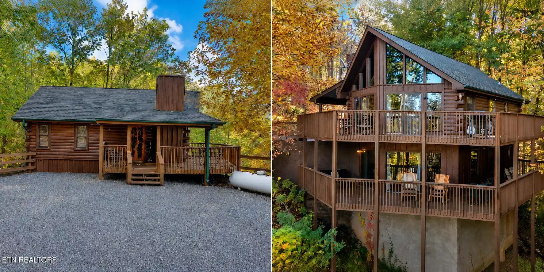 Image 1: Front and Back Photo of Cabin