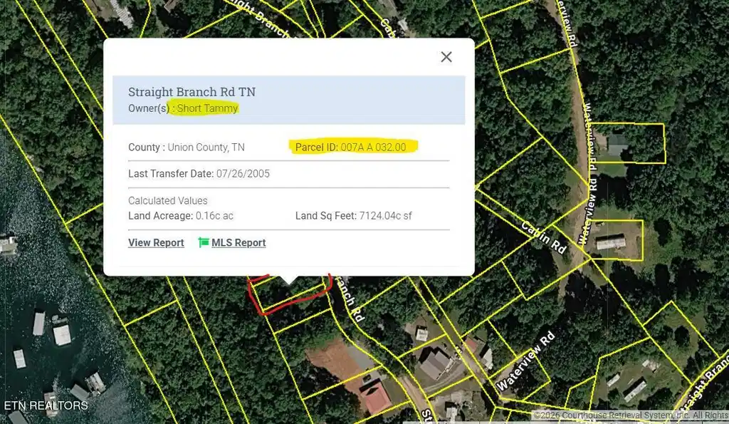 Image 1: Parcel ID 007A A 032 SHORT