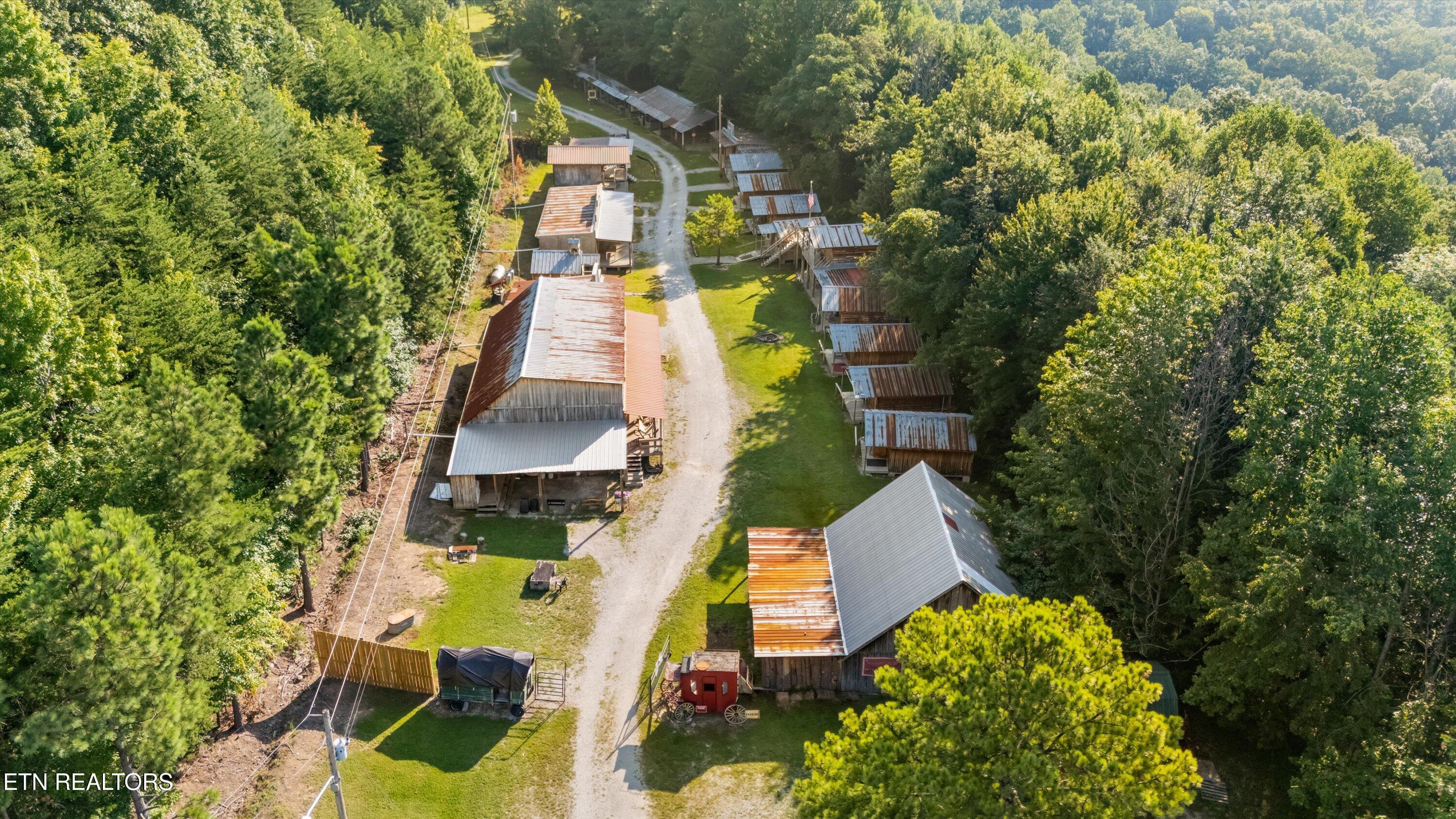 Image 2: Aerial view of western town