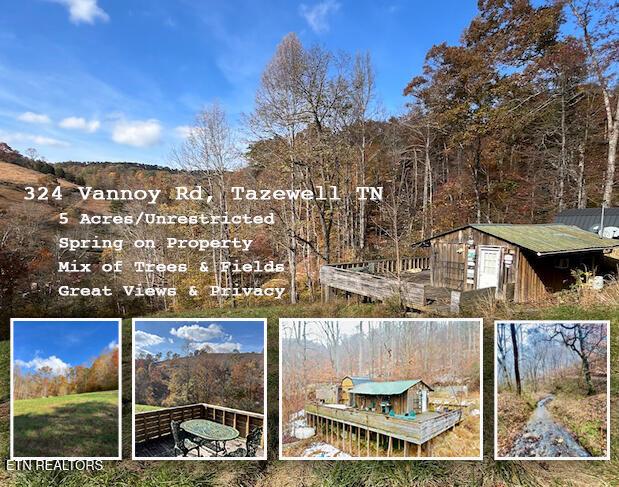 Image 1: 5 Acres | 324 Vannoy Rd, Tazewell TN