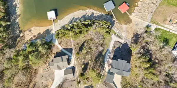 Image 2: Aerial view of lot lines