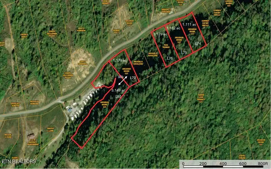 Image 1: Norris Landing Lots 74 75 76 79 80 w Not