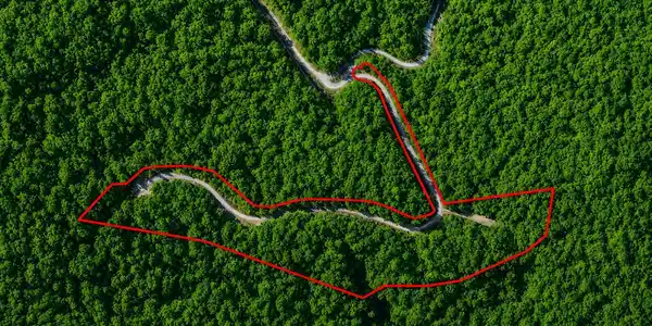 Image 3: Aerial view of property
