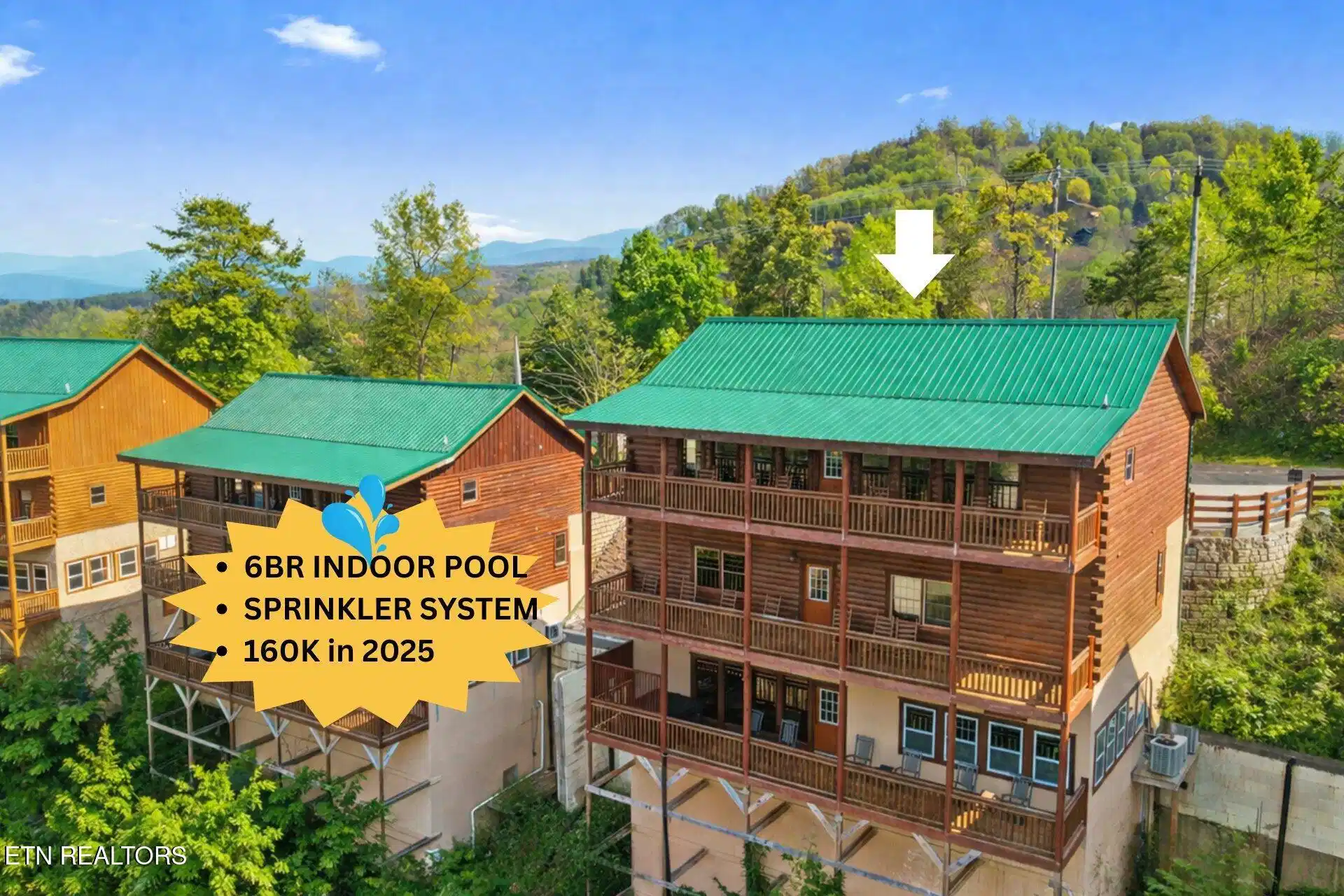 Image 1: Indoor Pool Cabin