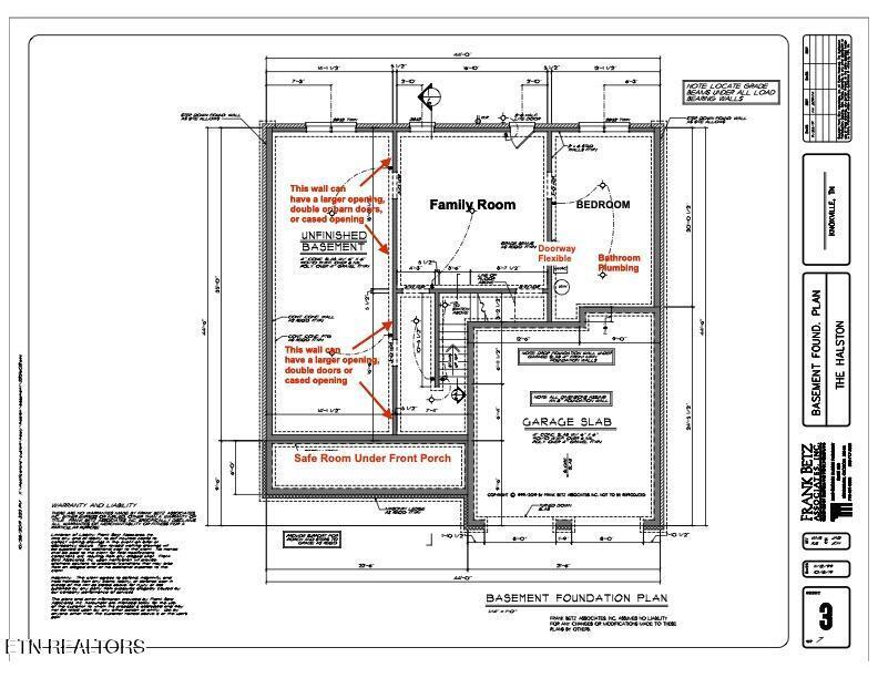 Image 3: Aspen Basement Drawing