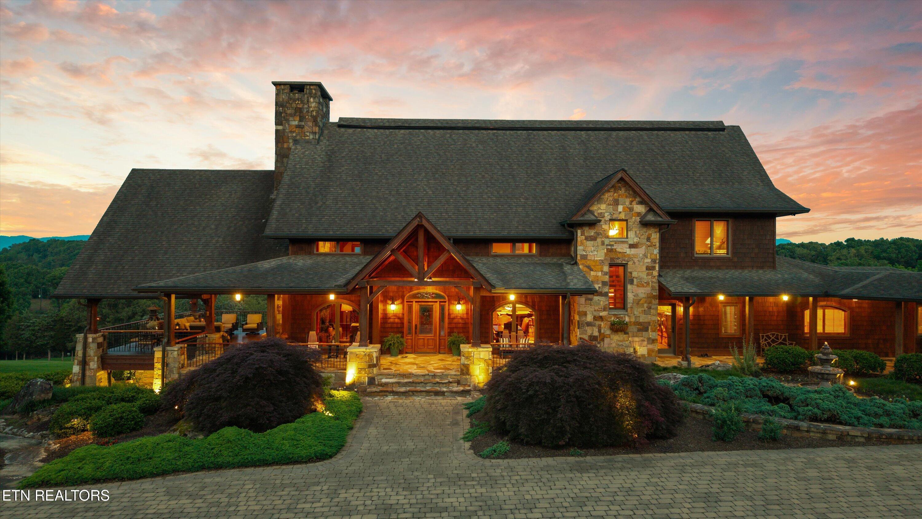 Image 1: Chestnut Hill - Timber Frame House
