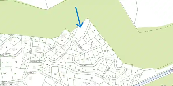 Image 3: Angie Way Property Lines