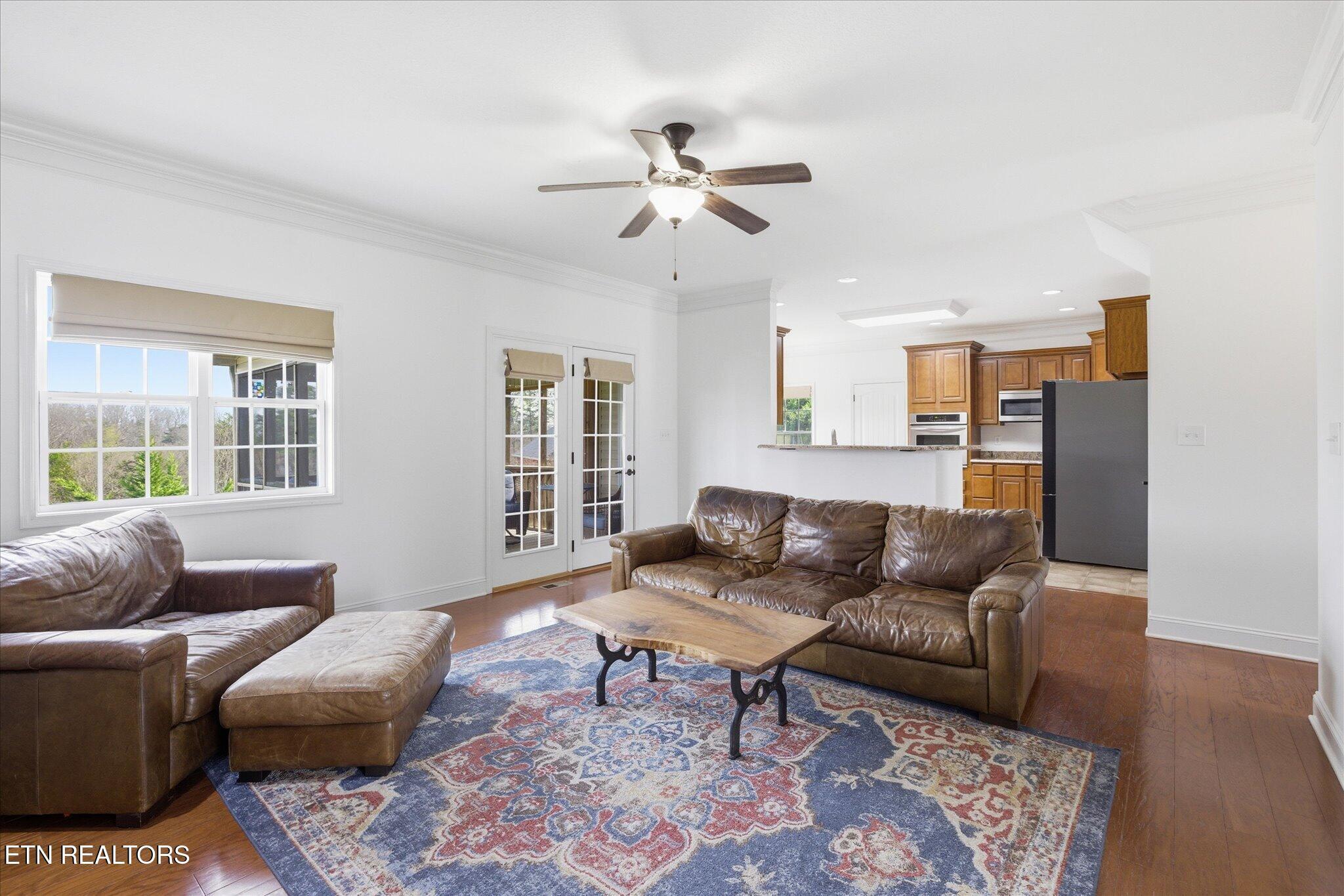Image 2: Hardwood Flooring Through Most of Main