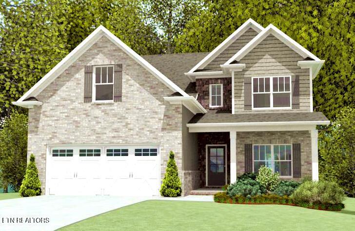 Image 2: Heyward Craftsman Front Entry Rendering