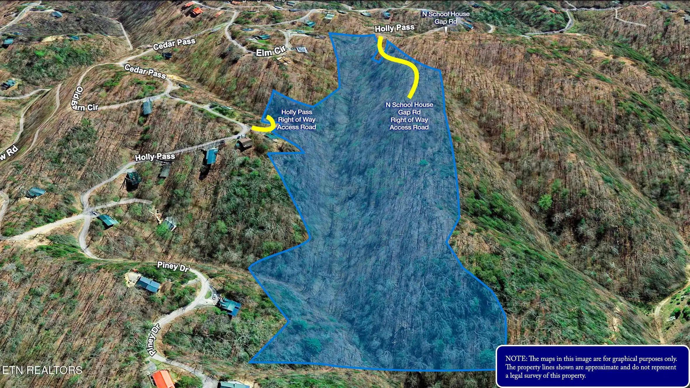 Image 1: Lot Lines_Southern View