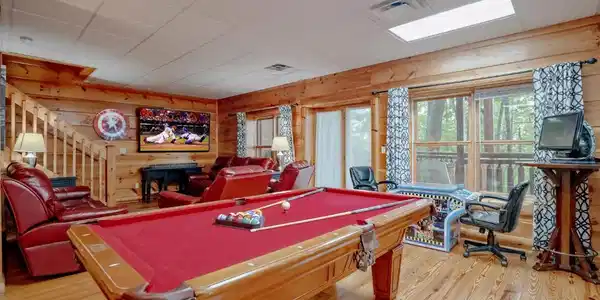 Image 4: basement finished open to deck