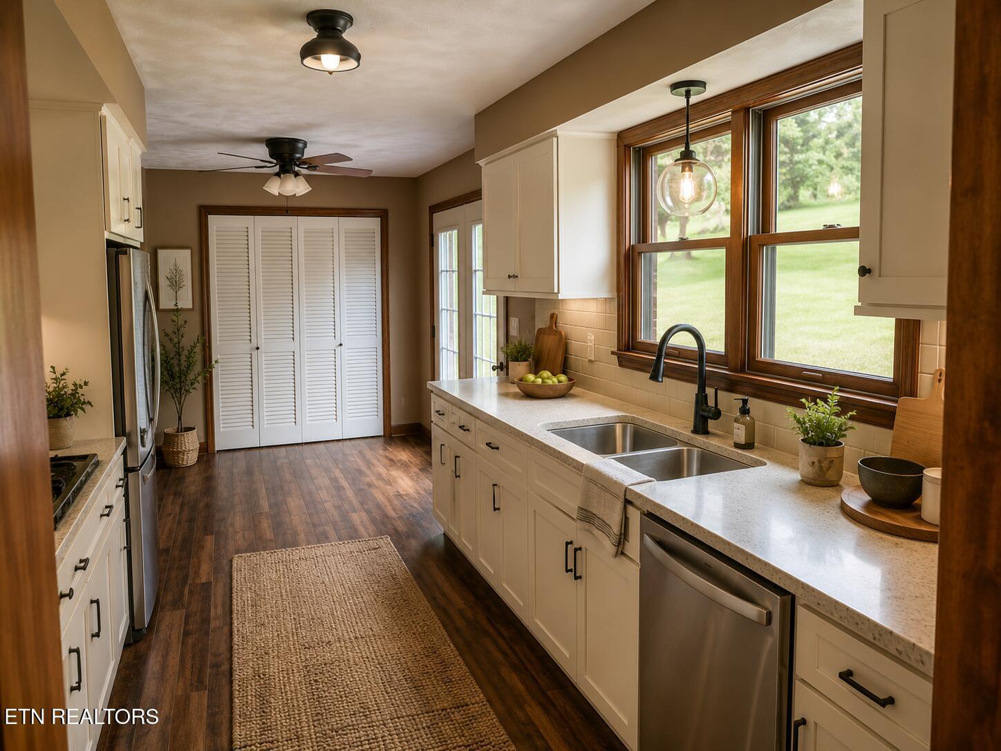 Image 4: AI Staged kitchen