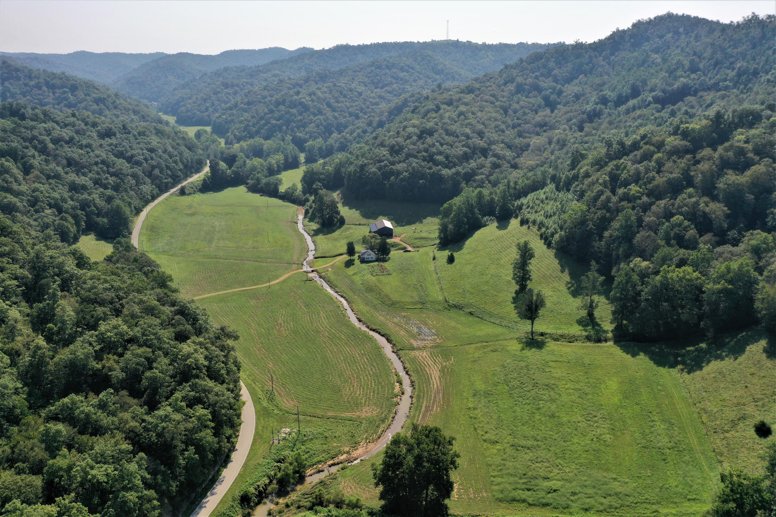 Image 4: 004 mid elevation drone shot from the we